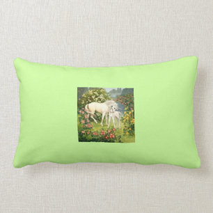 Mutter-und Fohlen-Einhörner Lendenkissen