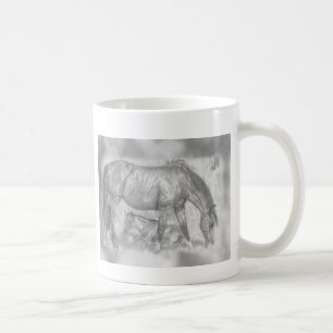 Mutter und Fohlen Tasse