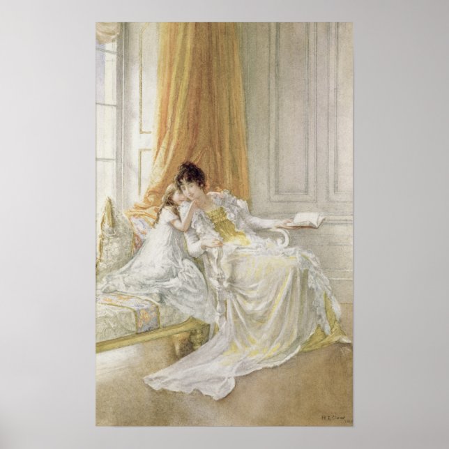 Mutter und Kind, 1864 Poster (Vorne)