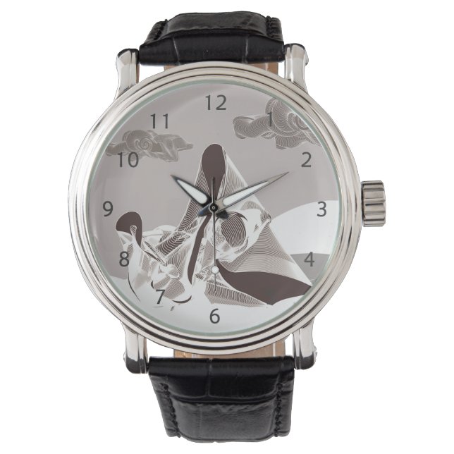 Mutter und Kind Armbanduhr (Vorderseite)