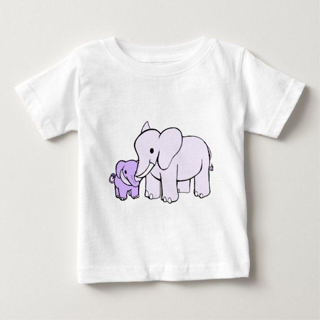 Mutter und Kind Baby T-shirt (Vorderseite)