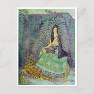 Mutter und Kind Dorothy Lathrop Postkarte