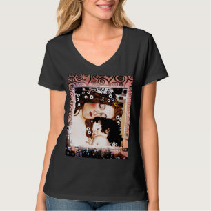 Mutter und Kind durch Collage Gustav Klimt T-Shirt