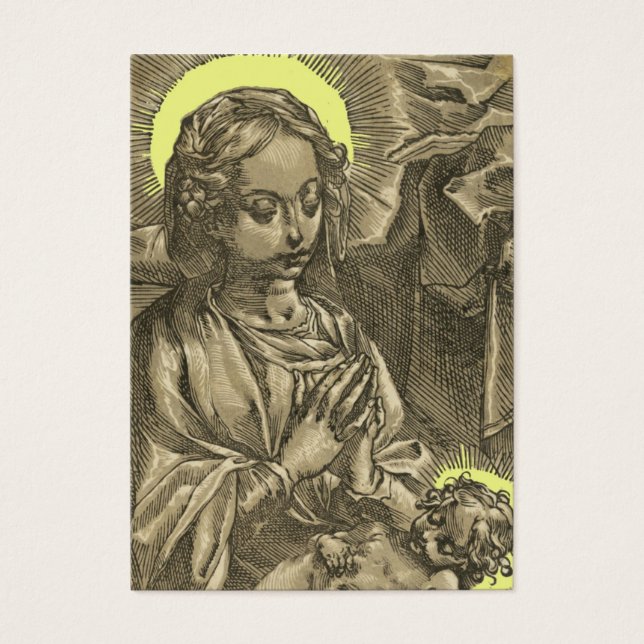 MUTTER UND KIND, EINE GESCHENKE TAG (Vorderseite)