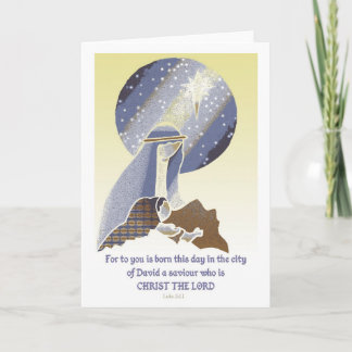 Mutter und Kind Feiertagskarte