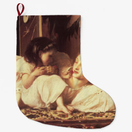 Mutter und Kind (Frau und Tochter) Großer Weihnachtsstrumpf