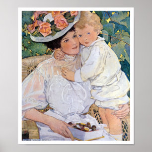 Mutter und Kind, Jessie Willcox Smith Poster