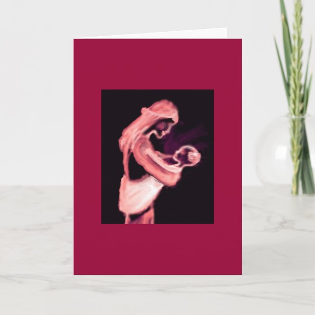 Mutter und Kind Karte (Vorderseite)