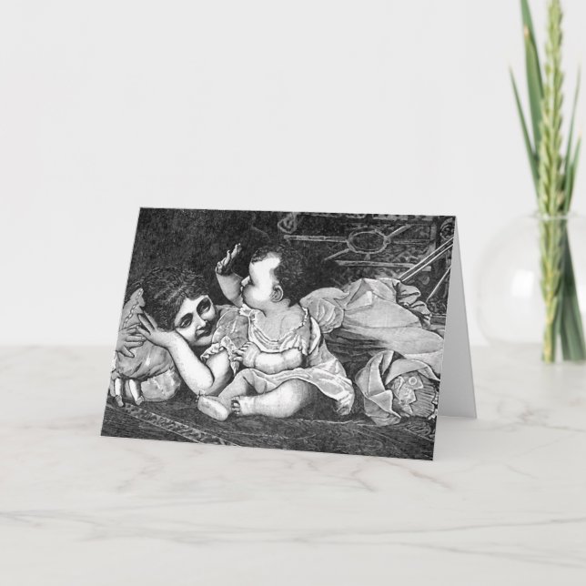 Mutter und Kind - Karte (Vorderseite)