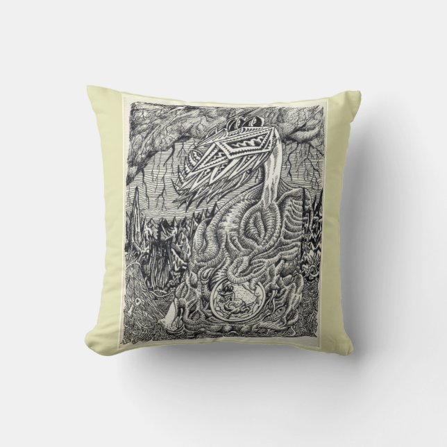 Mutter und Kind Kissen (Vorderseite)