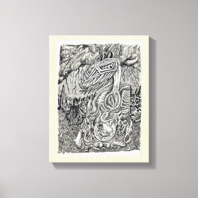 Mutter und Kind Leinwanddruck (Vorderseite)