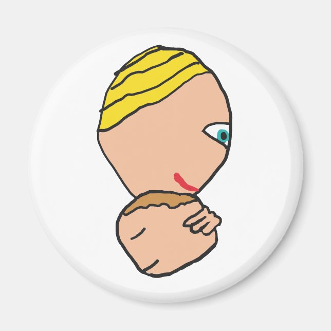 Mutter und Kind Magnet (Vorne)