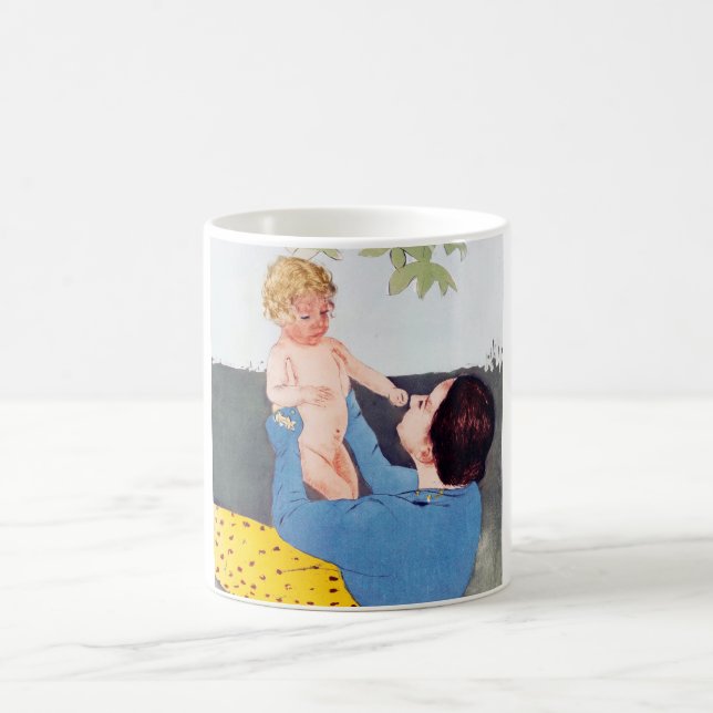Mutter und Kind, Mary Cassatt Kaffeetasse (Mittel)