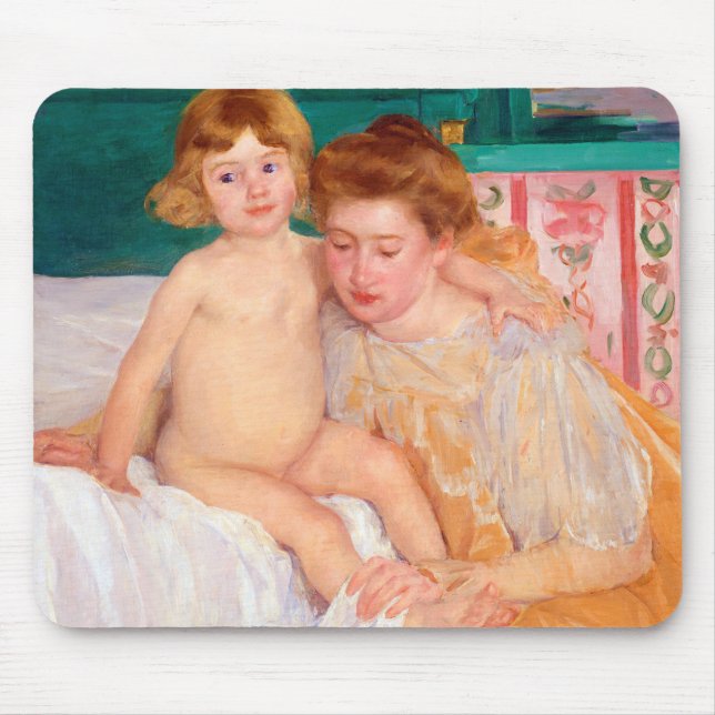 Mutter und Kind, Mary Cassatt Mousepad (Vorne)