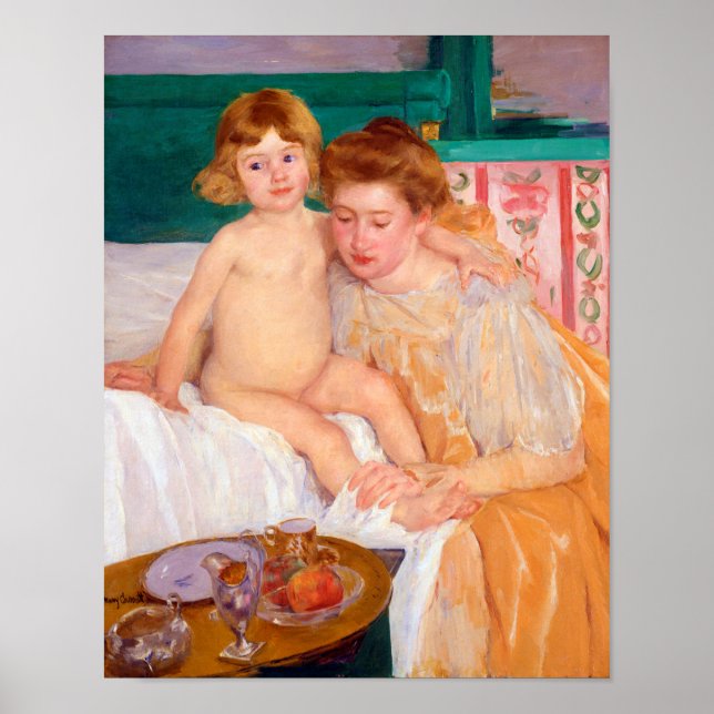 Mutter und Kind, Mary Cassatt Poster (Vorne)