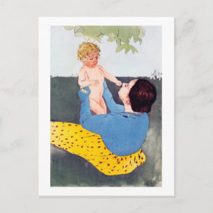 Mutter und Kind, Mary Cassatt Postkarte