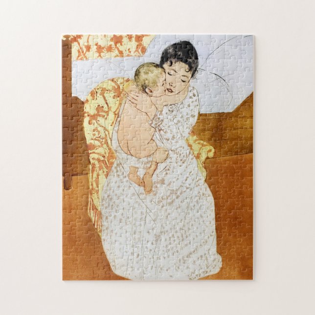 Mutter und Kind, Mary Cassatt Puzzle (Vertikal)