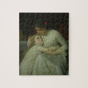 Mutter und Kind (Öl auf Leinwand) Puzzle