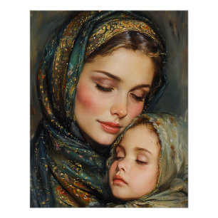 Mutter und Kind Poster