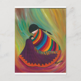Mutter und Kind Postkarte