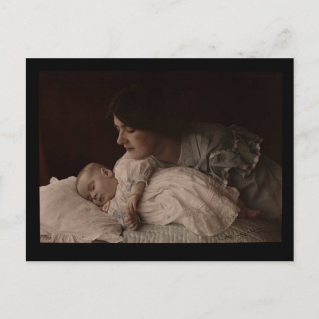 Mutter und Kind Postkarte (Vorderseite)