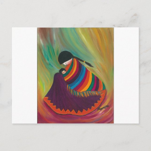 Mutter und Kind Postkarte (Vorderseite)