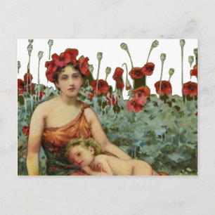 Mutter und Kind Postkarte