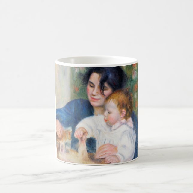 Mutter und Kind, Renoir Kaffeetasse (Mittel)