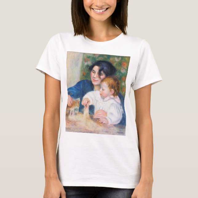 Mutter und Kind, Renoir T-Shirt (Vorderseite)