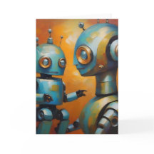 Mutter und Kind Roboter.