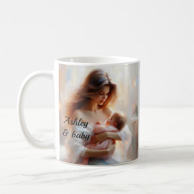 Mutter-und-Kind-Tasse Kaffeetasse (Links)