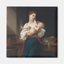 Mutter und Kind (von Bouguereau) Magnet