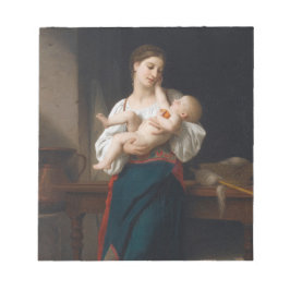 Mutter und Kind (von Bouguereau) Notizblock