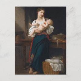 Mutter und Kind (von Bouguereau) Postkarte