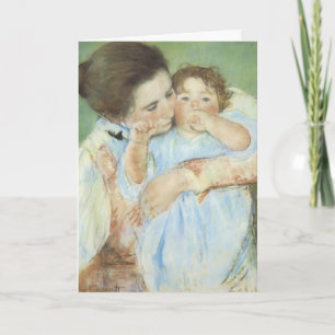 Mutter und Kind von Cassatt Karte