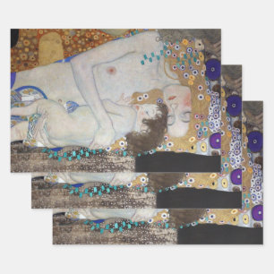 Mutter und Kind von Gustav Klimt Geschenkpapier Set