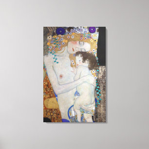 Mutter und Kind von Gustav Klimt Leinwanddruck