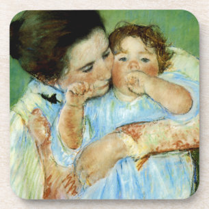 Mutter und Kind von Mary Cassat Untersetzer
