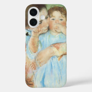 Mutter und Kind von Mary Cassatt, Vintage Fine Art iPhone 16 Hülle