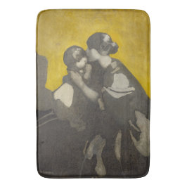 Mutter und Kind (von Norah Neilson Gray) Badematte