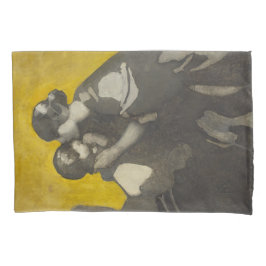 Mutter und Kind (von Norah Neilson Gray) Kissenbezug