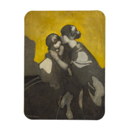 Mutter und Kind (von Norah Neilson Gray) Magnet