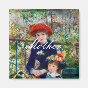 Mutter und Kind von Renoir Magnet