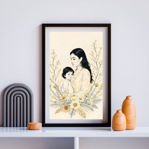 Mutter und Kind X Poster