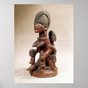 Mutter und Kinder Poster