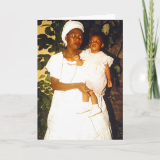 Mutter- und Kinderfeiertagskarte Karte