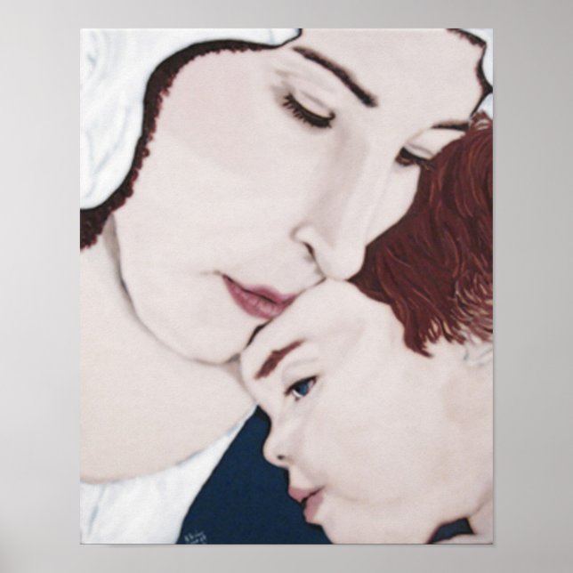 Mutter- und Kinderposter Poster (Vorne)