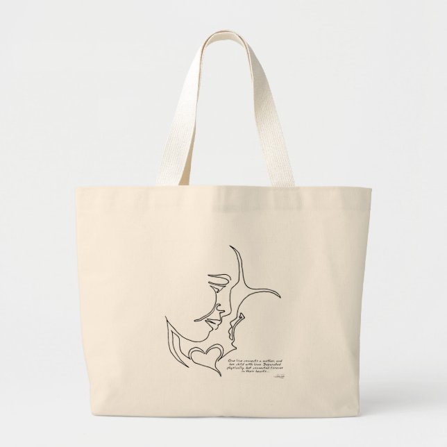 Mutter-und Kindertasche Jumbo Stoffbeutel (Vorne)