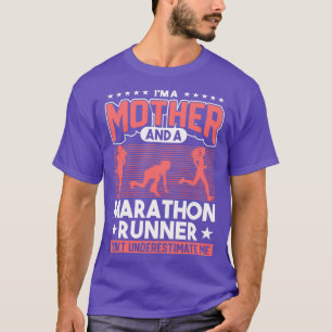 Mutter und Marathon Runner Running Mama Fitness T-Shirt