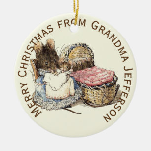 Mutter und Neugeborenes Personalisiert Keramikornament